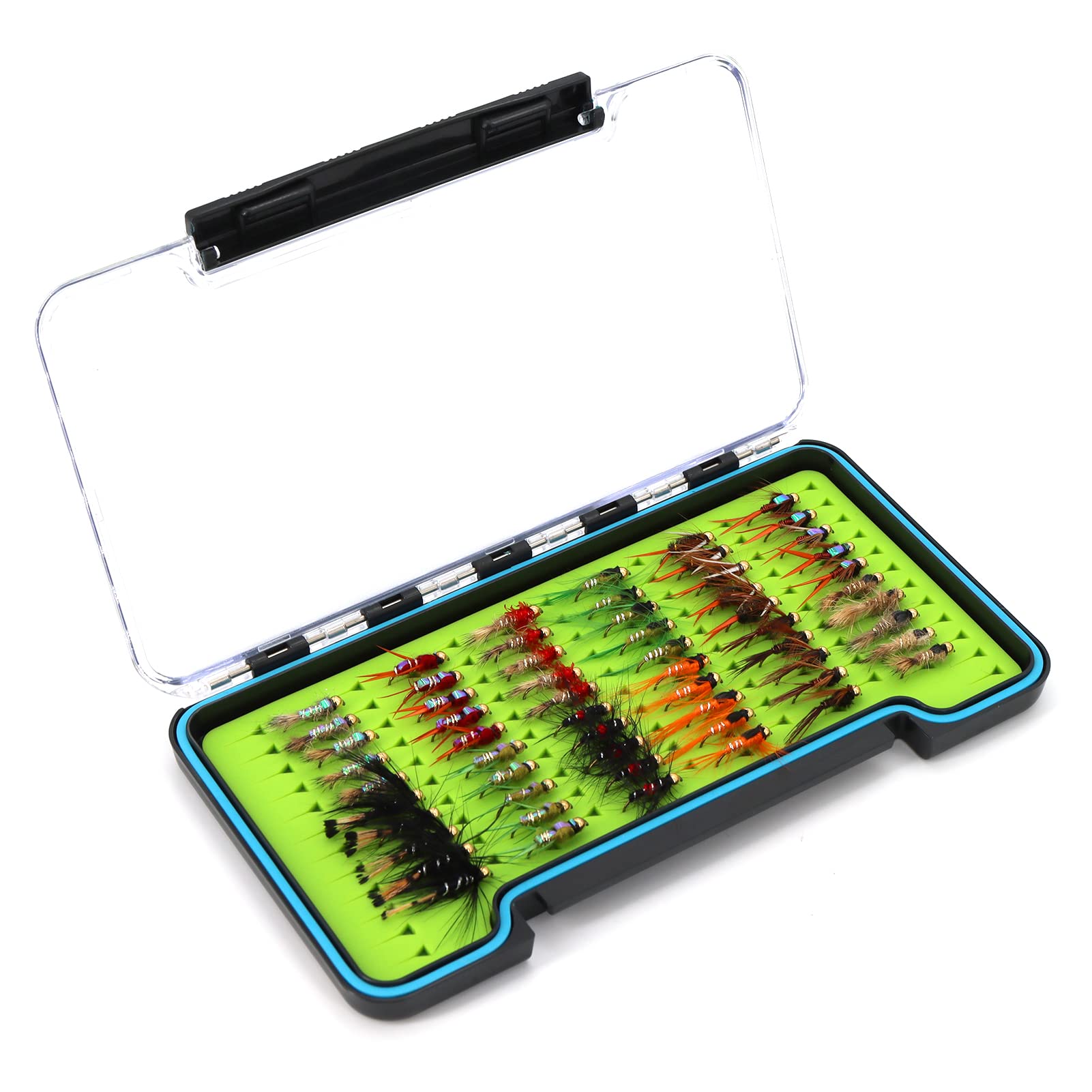 Amazon | フライフィッシングフライ詰め合わせキット ドライ